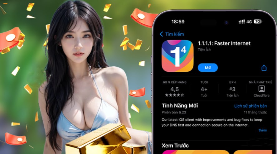 Hình ảnh quảng cáo của canohu hiển thị nền tảng và các lợi ích